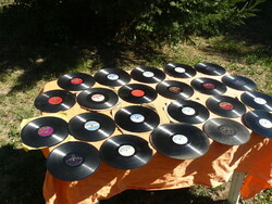 Régi , retró bakelit lemez , hanglemez gyűjtemény