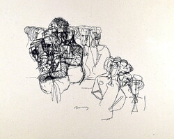 Barcsay Jenő (1900–1988) " KONSTRUKTIVISTA CSOPORT - ALAKOK "