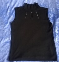 Black top with studded embellishments