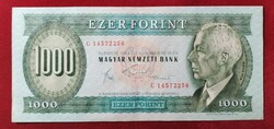 1983 C 1.000 Forintos. EF. Egy Hajtás.