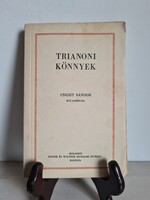 Csighy Sándor : Trianoni könnyek dedikált Singer és Wolfner Irodalmi Intézet antikvár könyv