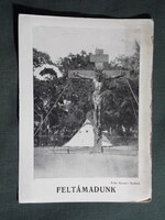 Képeslap,Trianon irredenta,Gödöllő,Cserkész Jamboree,világtábor,feszület,kereszt,1933-