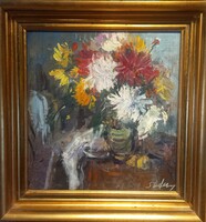 Séday Éva Nagyon Szép Virág Csendélet festmény