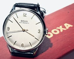 Gyönyörű 1964-es Doxa, karcmentes tok pontos 103-as szerkezet átmérő 35 mm k.n.Omega, Longines