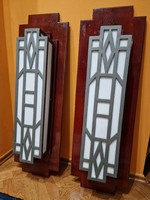 Pair of giant artdeco appliques (french artdeco style) FALIKAR