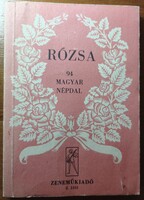 Könyv, Péczely Attila-Rózsa 94 Magyar népdal 1976