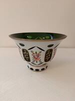 Biedermeier stílusú üveg kehely