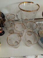 Arany pöttyös pohárkészlet