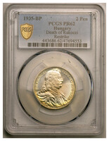 1935-ös Rákóczi Ferenc 2 Pengő ARTEX utánveret