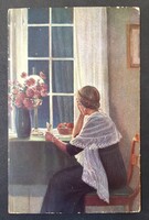 Nő,Nők,Hölgyek,Szépség,Divat képeslap jelzett