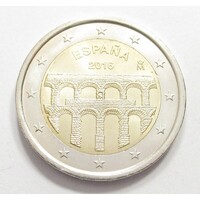 Spanyolország,2 euro 2016 - UNESCO Világörökség - Segovia óvárosa és az Akvadukt aUNC+ ötvözet