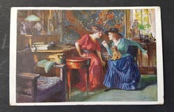 Nő,Nők,Hölgyek,Szépség,Divat képeslap jelzett