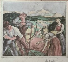 Stefán Henrik (1896 - 1971) : Jelenet