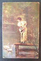 Nő,Nők,Hölgyek,Szépség,Divat képeslap jelzett