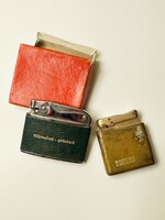 Vintage benzines öngyújtó pár