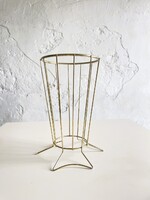 Vintage Brass Umbrella Stand, France, circa 1950–60s