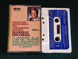 Manolo Escobar - Cancionero Español Vol. 1 (1976) MC - Eredeti Spanyol Belter