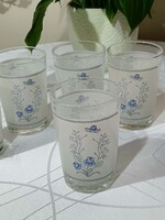 Vintage stílusú 6 darabos pohár készlet