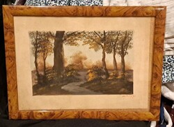 Rudnay Gyula :Naplemente a fák között