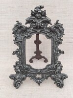 Öntöttvas barokk asztali képkeret