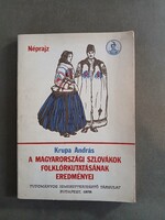 Krupa András - A magyarországi szlovákok folklórkutatásának eredményei,1979