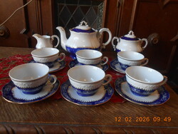 Zsolnay Pompadour II-es teás készlet