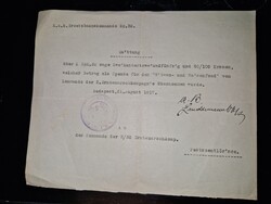 1917, első világháború, Budapest, katonai irat