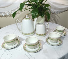 Kávé készlet 4 személyre, kiöntővel. Több, mint 42 éves kávés készlet.