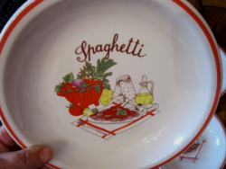 Csodás Vintage  6+ 1 spagettis tányér készlet