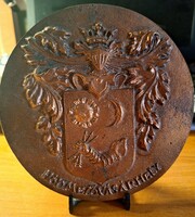 Hódmezővásárhely bronz plakett