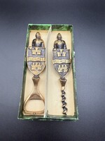 Sör- és bornyitó szett - "Budapest" - Szuvenír