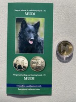 2022 Mudi (Magyar pásztor- és vadászkutya-fajták IV.) 2000 Forint színesfém emlékérme, UNC, pros.