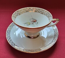 Winterling Röslau Bavaria német porcelán kávés teás szett csésze csészealj tányér