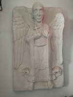 Szent Mihály arkangyal középkori gipsz másolat