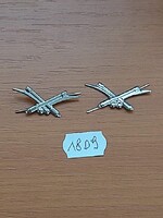 MH LÉGVÉDELMI TÜZÉR TISZTHELYETTES FEGYVERNEMI JELVÉNY 1809.