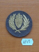 MH POSZTÓKÖPENY UJJÁN LÉVŐ RENDFOKOZATHOZ HÍMZETT TÖLGYKOSZORÚ TÁBORNOKI 1849.