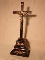 Antik asztali feszület