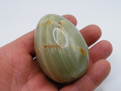 K341 Pisztácia kalcit  ásvány tojás