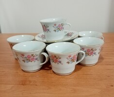 Rózsás kávéskészlet