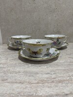 Herendi Viktória mintás teás szett 734-es forma számmal – hibátlan, vitrin állapot
