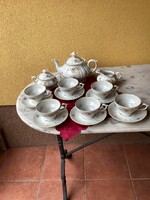Régi Csehszlovák porcelán teás készlet.