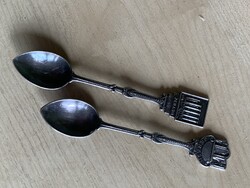 JERASH/Jordánia =emlékkanál ezüstözött-