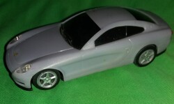 Retro SHELL V-POWER Ferrari 612 SCAGLIETTI HÁTRAHÚZÓS kisautó RITKA SZÜRKE 1:43 méret képek szerint