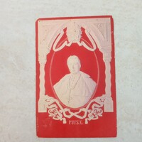 Antik dombornyomott  képeslap gyűjtői darab X. Pius