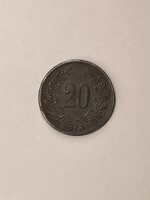 Osztrák-Magyar Monarchia 20 Heller 1916