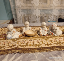 4db RITKA ZSOLNAY ANNUSKA 2 db kék szemű,1 bárányos,1 régi jelzésű korsós