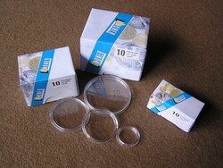 Kapszula, peremes német és lengyel gyártmány. 14 és 41 mm között 36 féle méret