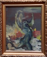 Ruzicskay György egyedi expresszív alkotása: "Táncos"