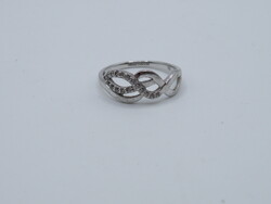 K370 Áttetsző köves ezüst gyűrű M56