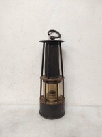 Antik bányász szerszám vájár bakter vasutas karbid lámpa 934 7116